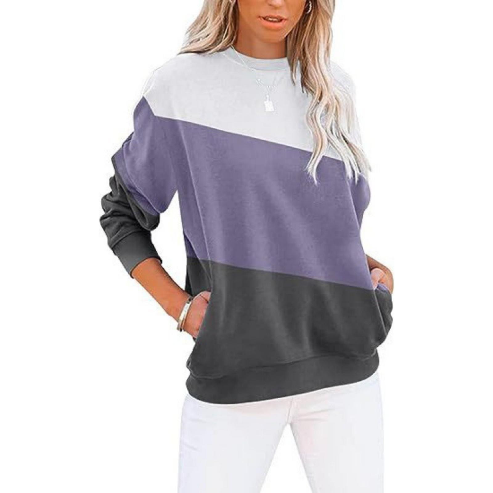 

Women s Gradient Printed Pocket Top Hoodie M