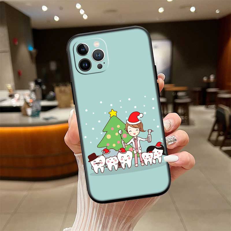 

NH43 Teeth Dentist Tooth New High-End Shell Phone Case for iPhone SE X XS XR 16E 17 11 Pro Max 8 7 6 6s Plus Air iPhone 8