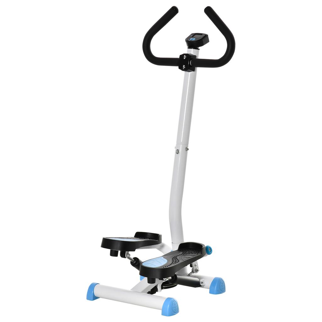 Twister Stepper, Máquina de Step con Resistencia Ajustable, Pantalla LCD - Azul
