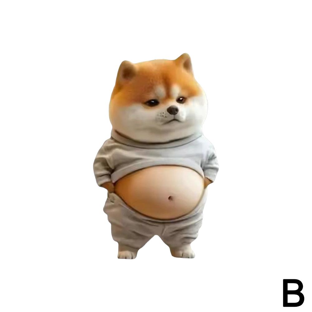 

1 Chubby Shiba Inu Acrylic Car Ventilation Clip, Aromatherapy Scent, Car Interior Decoration, Random Fragrance