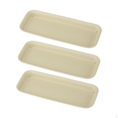 3 stück Anlage Untertassen Entwässerung Dekoration Drip Tray Blumentopf Trays für Regal