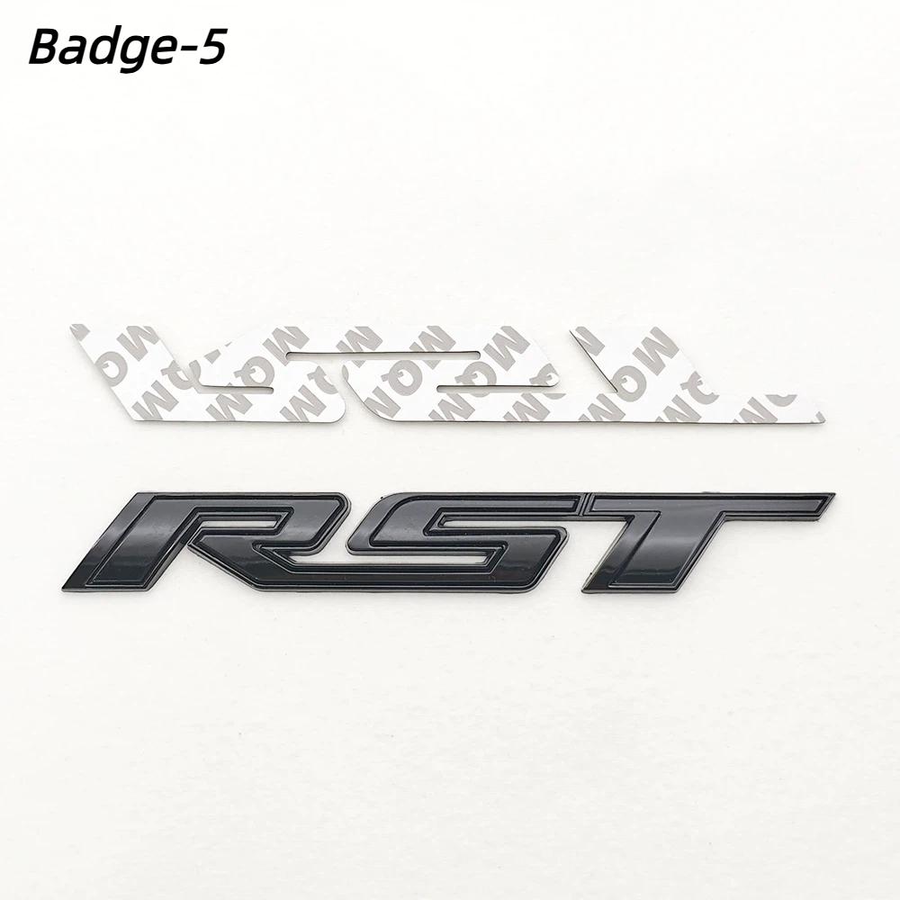 

3D Metal Car Sticker RST Logo Front Grill Emblem Trunk Fender Badge For T-ahoe S-ilverado S-uburban C-olorado Accessories Badge-5
