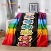 Rainbow 7 Chakra Mandala Bohemia Soft Plush Blanket,Flannel Blanket Throw Blanket for Living Room Bedroom Bed Sofa Picnic Cover