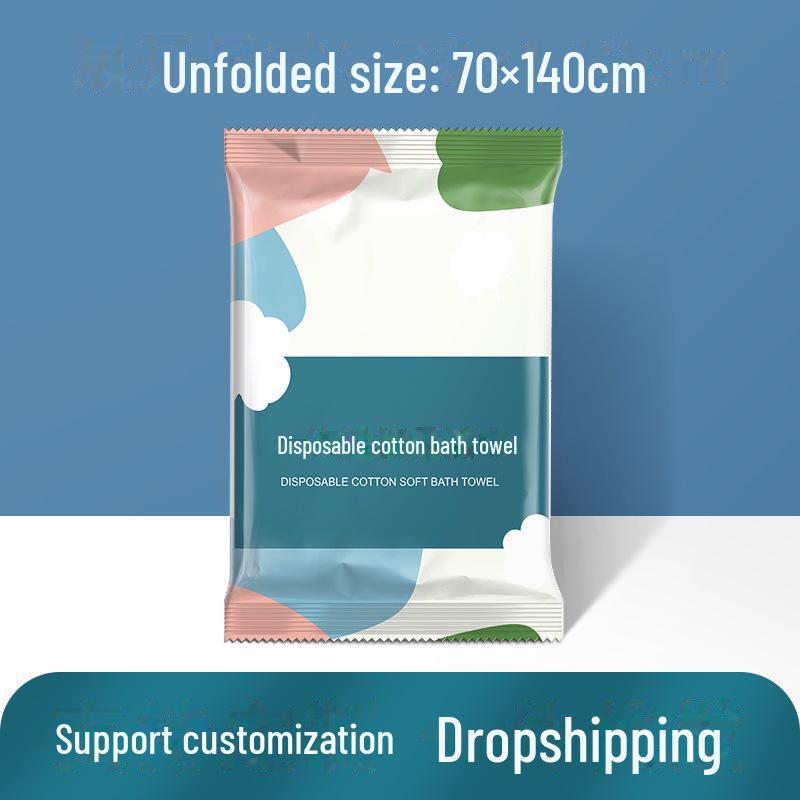 Thick Disposable Bath Towel for Travel & Home, Individually Packaged, Large Size