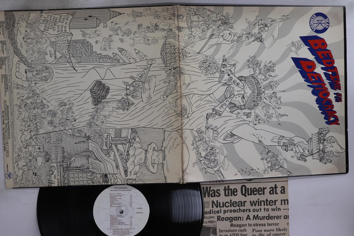 

LP Record DEAD KENNEDYS - Bedtime For Democracy VIRUS50 ALTERNATIVE TEN 1986 US Rock Used