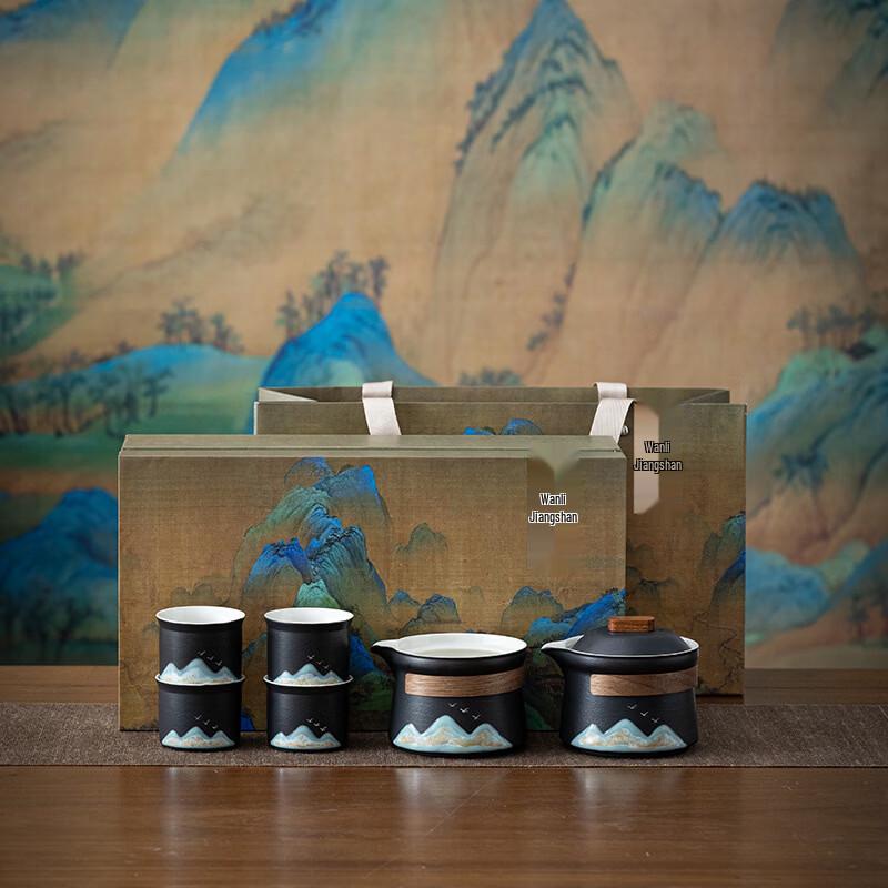 

Imperial Landscape Ceramic Travel Tea Set