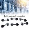 LP16 Schnellverriegelungs-Luftfahrtstecker mit LP12 Buchse, Vollmetall, Wasserdicht, 2 3 4 5 7 9 Pins Optional, Vollmetall