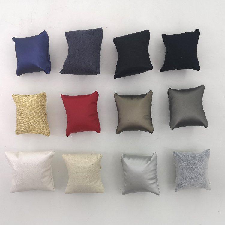 Wenwan Bead Display: Linen Pillow Bag for Bracelet, String, Watch, & Jewelry Décor