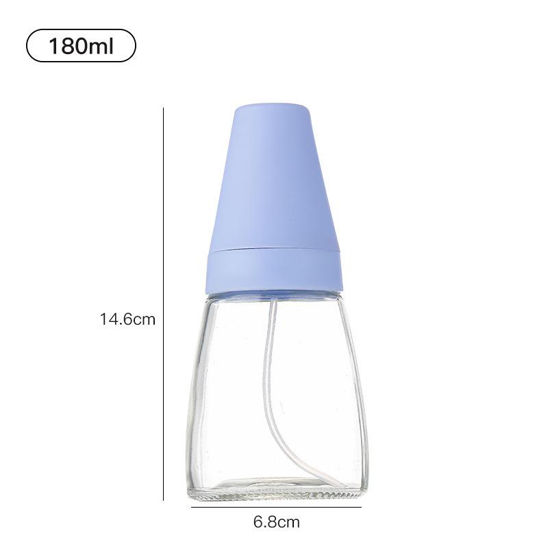 Conical Glass Oil Dispenser with Customizable Label for Olive Oil, Soy Sauce, or Vinegar