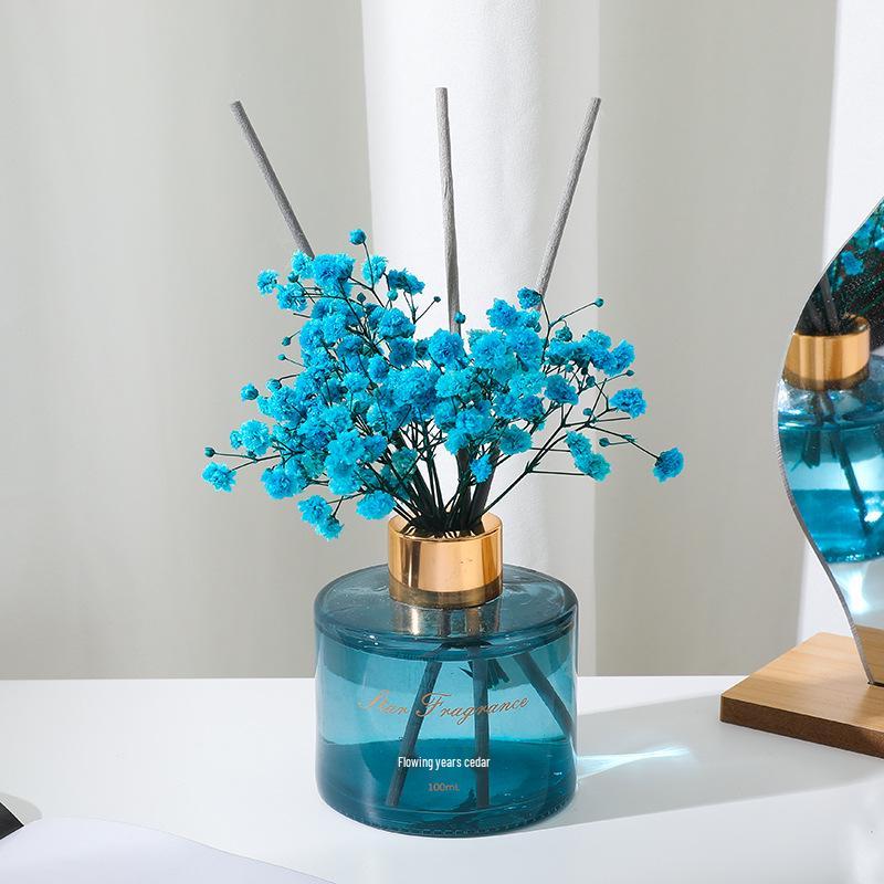 Gypsophila Home Flameless Aroma Diffuser & Toilet Deodorant Set Freesia