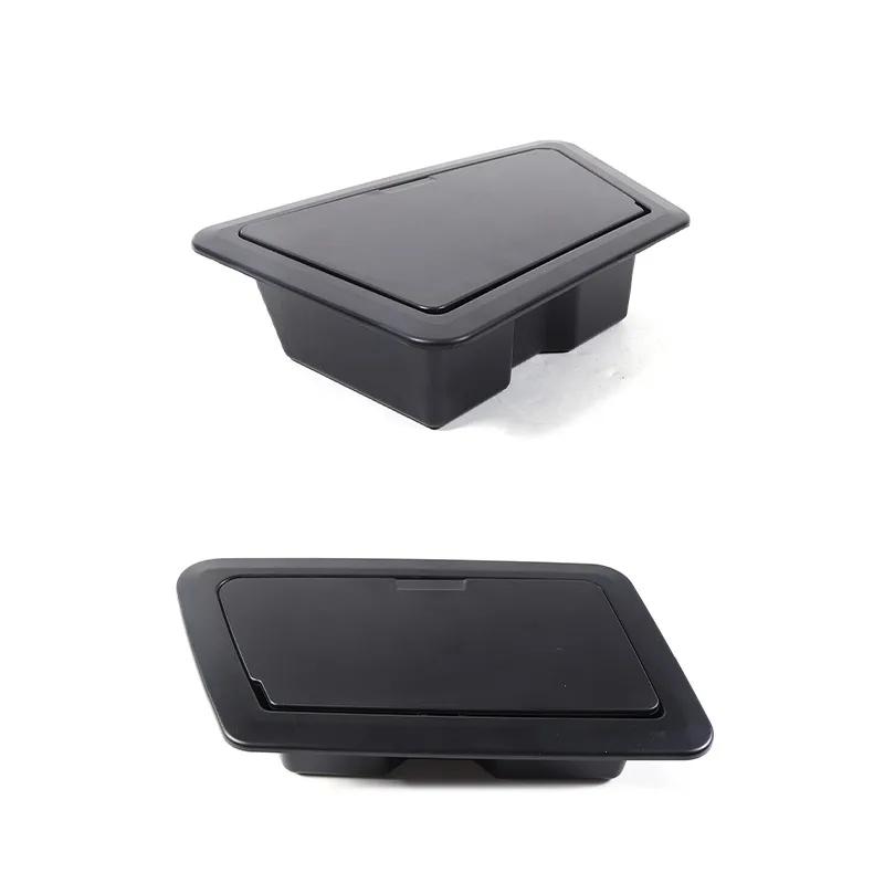 ABS Black For BMW 5 Series G60 2025 2025 Car Rear trunk Side Storage Box Multi functional Storage Box Car Interior Accessories