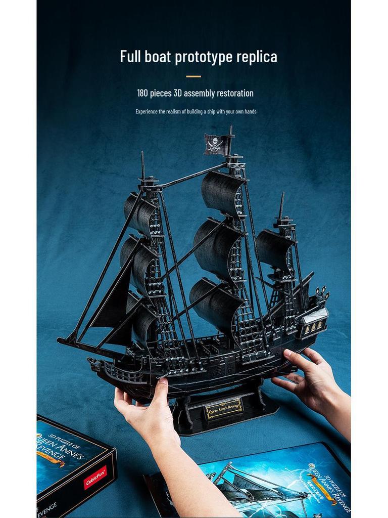 LoCube One Piece Thousand Sunny 3D Puzzle Schiffsmodell Trendiges Spielzeug Geschenk.