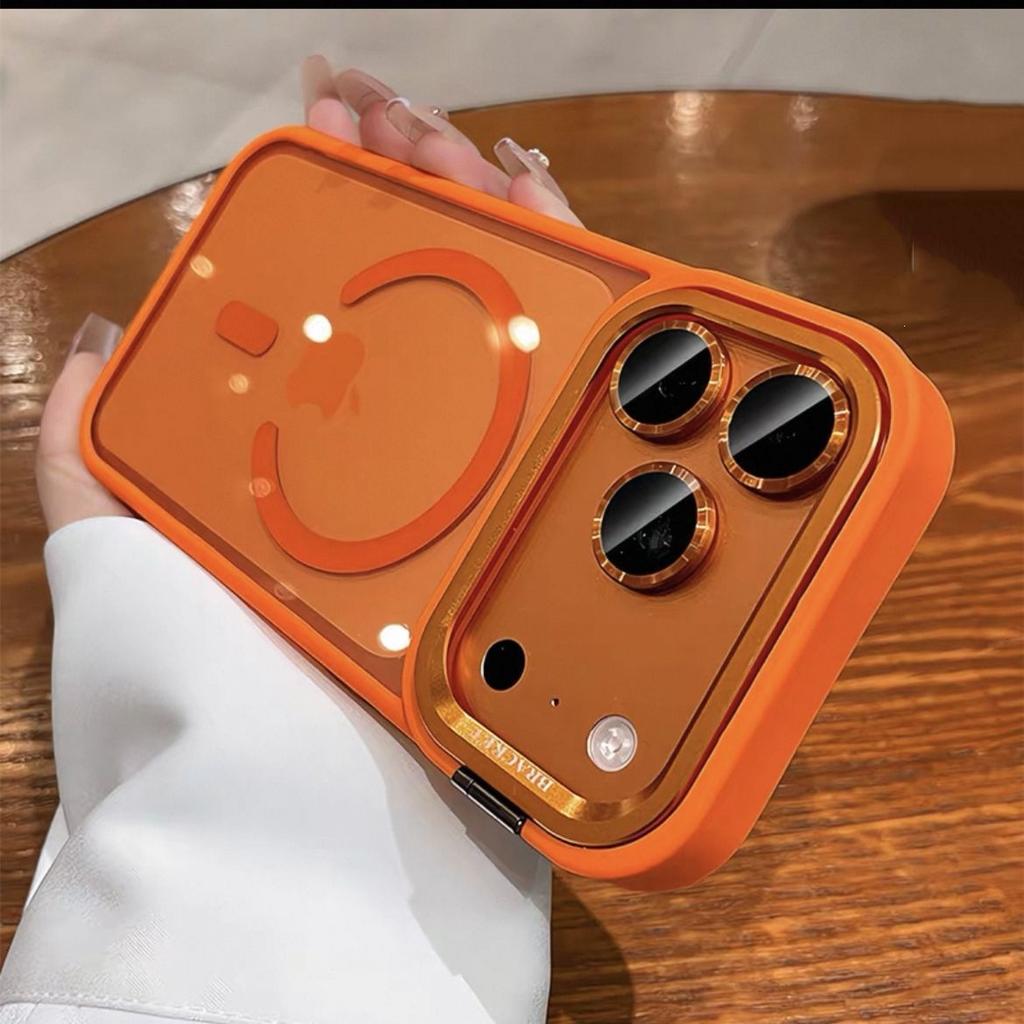 Lens holder Magnetic suction for iPhone18PROMAX mobile phone case with lanyard Apple 17 Lens film anti-drop 16