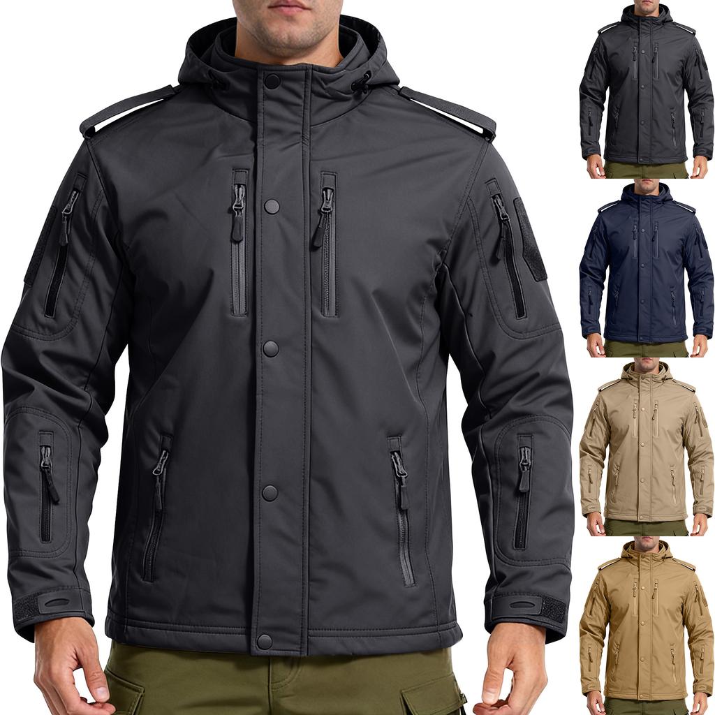 Men's Winter Color Jackets Men's Fashion Trend Jackets Breathable Windproof Jackets Outdoor Sports Jackets