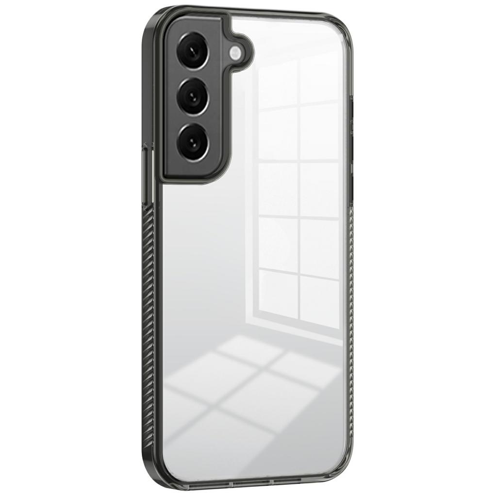 For Samsung Galaxy S22 5G Clear Phone Case TPU PC Anti-Slip Drop-Proof Back Cover