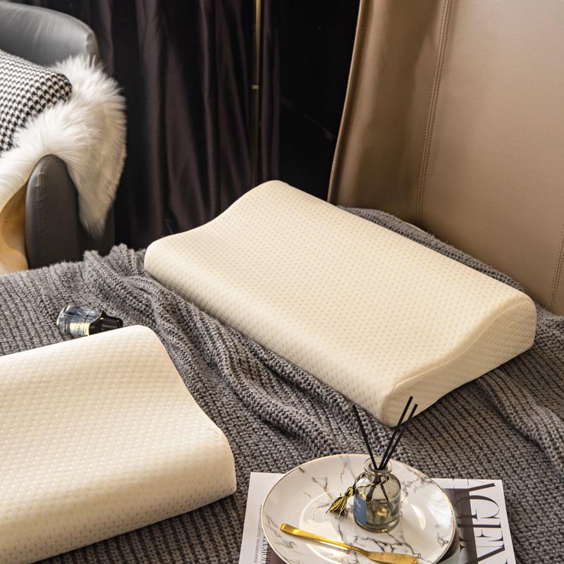 

Space Memory Foam Pillow: Deep Sleep, Slow Rebound Neck Support, Hotel Comfort, Perfect for Dormitories. 50x30*7*9cm