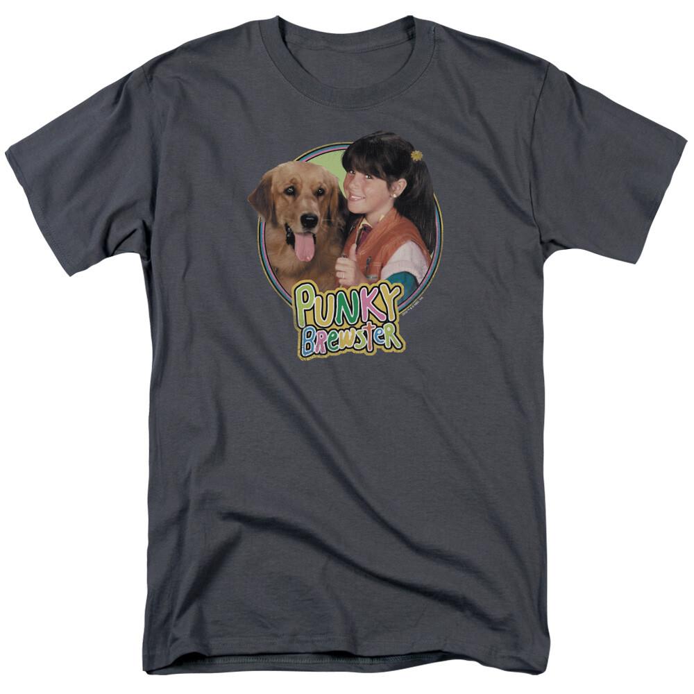 Punky Brewster Punky Brandon T Shirt Mens Licensed Classic TV Show Charcoal XXL