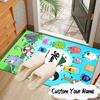 Custom Name Colorful Dream Island Carpet, Chair Rug,Area Rug for Office Bedroom living rooms bedroom, Doormat decor Christmas fan gifts