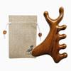 Wooden restoration bracket acupressure device trapezius muscle massage lymphatic circulation massage C type