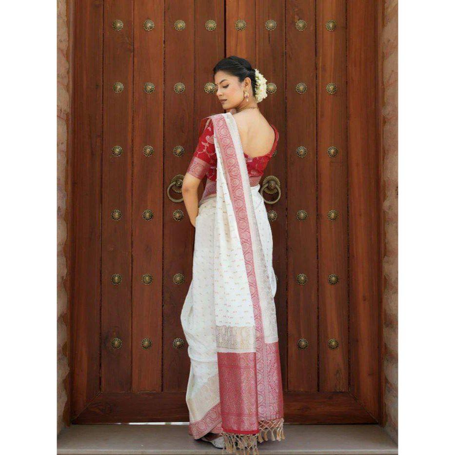 Trending Wedding Collection - Soft Lychee Silk Saree