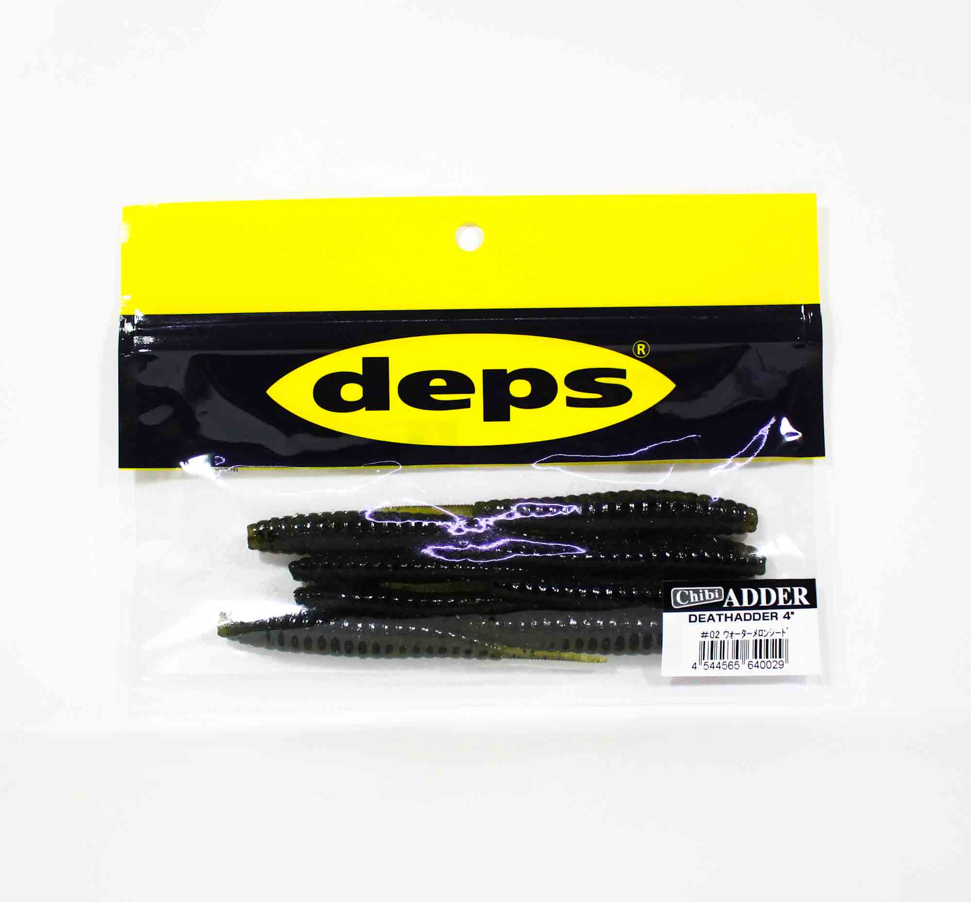 

Мягкая приманка Deps Death Adder 4 дюйма, 8 шт. в упаковке 02 (0029)