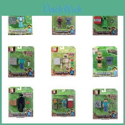 Minecraft Puzzle Action Figures Collection High-quality Home Decor And Gift For Gamers