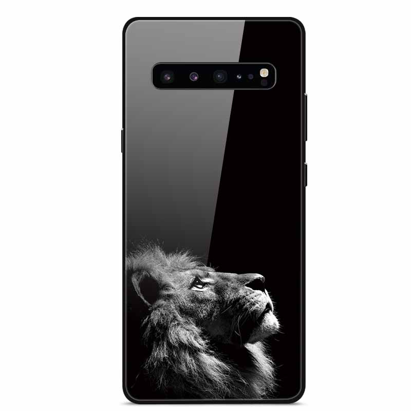 For Samsung S10 5G Case S10e S9 S8 S7 Edge Luxury Tempered Glass Hard Back Cover For Samsung Galaxy S10 Plus Lite TPU Bumper