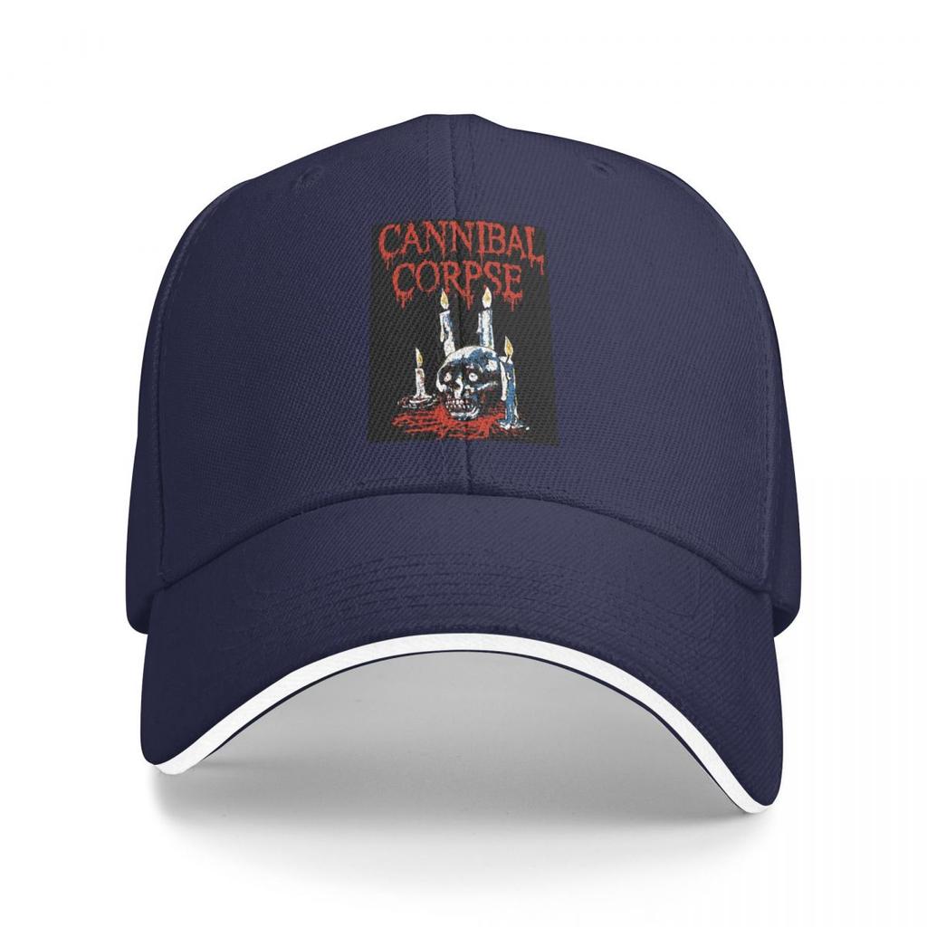 Cannibal Corpse Death Metal Band Baseball Caps Snapback Baseball Hats Breathable Casual Casquette Outdoor Unisex
