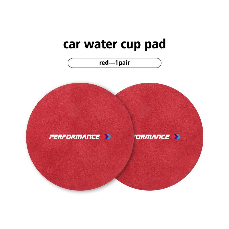 Car Interior Coasters Water Cup Slot Non-Slip Mat Shockproof Pad For BMW 1 3 5 Series X1 X3 X4 X5 X7 G20 G38 F20 F39 F48 E46