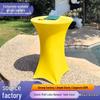Lux Stretch Cocktail Tablecloth for High Stools and Round Tables
