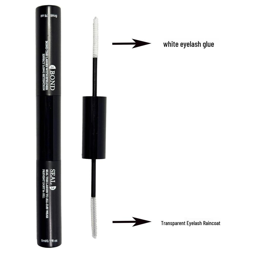 Segmented Single Cluster False Eyelashes with Double-Headed Glue: Long-Lasting, Quick-Drying, Non-Irritating for Eyelash Extension