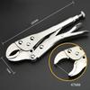 Multi-functional Locking Pliers Adjustable Clamp Tool Straight Jaw Curved Hand Tools Wrench For Clamping Parts Weld Grind Tool