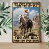 Retro Rectangular Metal Sign 20x30cm for Home Garden Decor