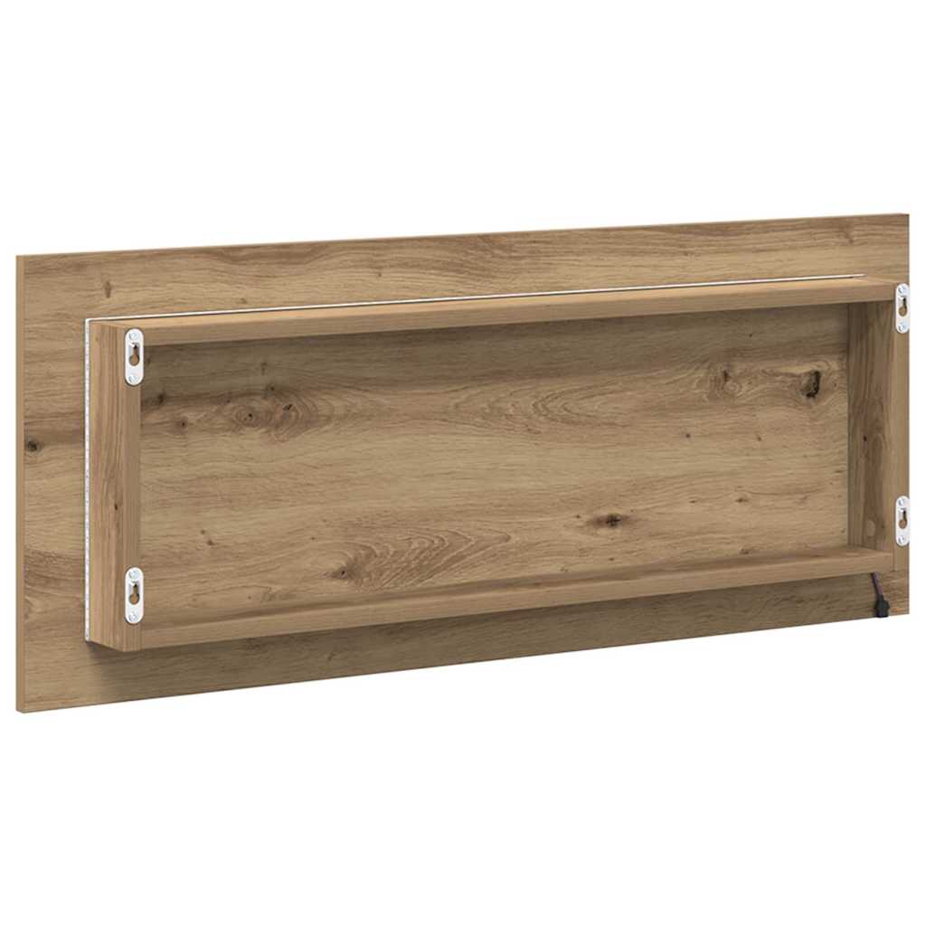 Mirror Artisan Oak 90 x 8.5 x 37 cm Particleboard