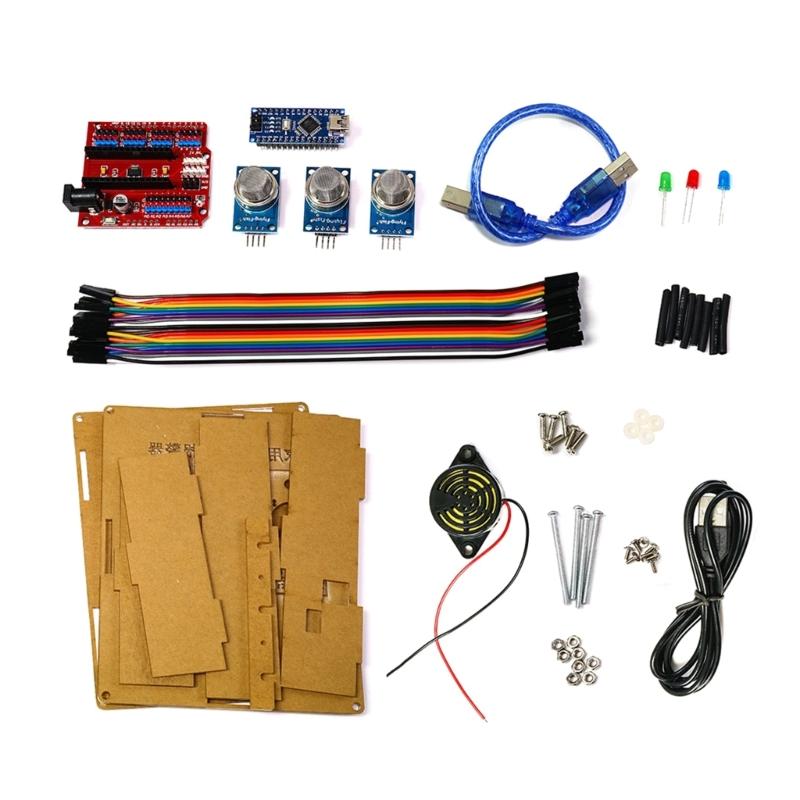 

Programmable CO Gas Leak Alarm Detector For Home Safety With Sound & Light Alerts Safe Monitoring in Various Environment 1