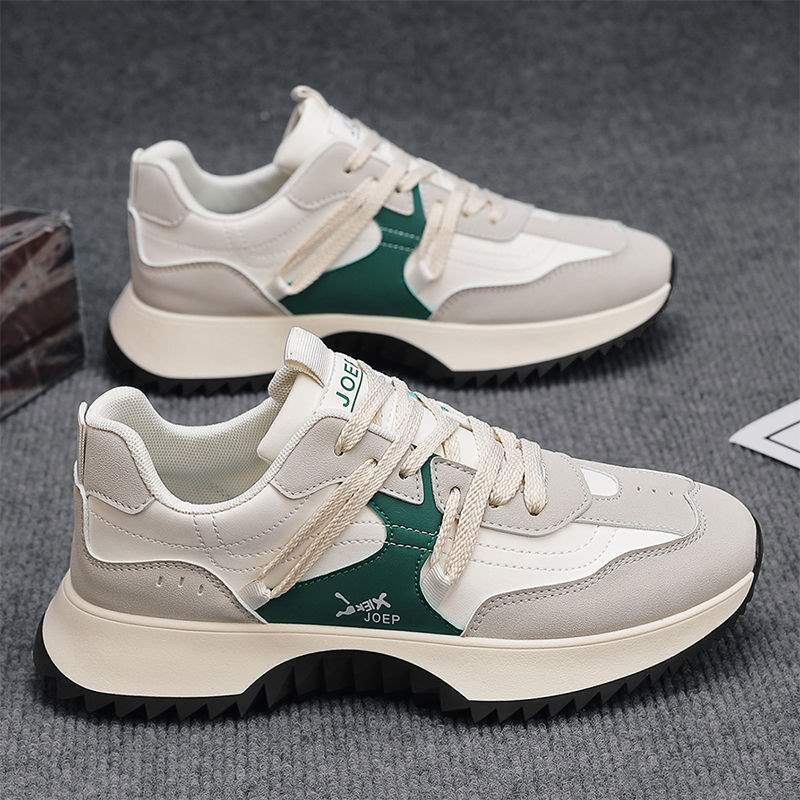 Men's shoes sports shoes four seasons casual running non-slip and deodorant thick-soled Forrest Gump dad trendy shoes