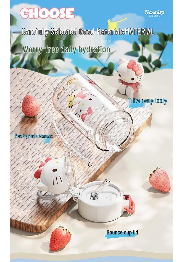 Sanrio Summer Water Cup: Stylish, Portable, Back-to-School Essential for Students
