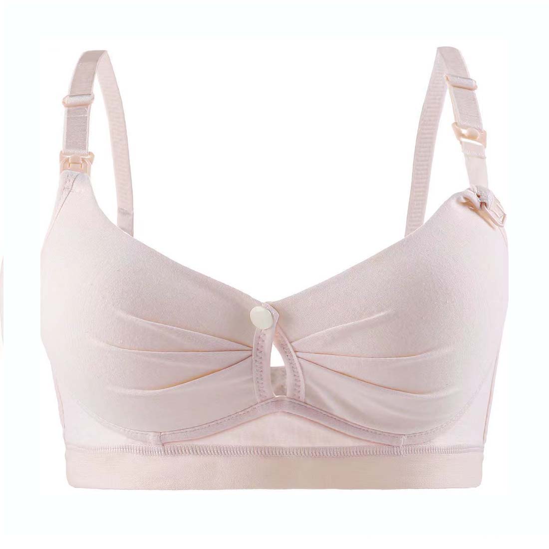 

Яркий хлопковый бюстгальтер для кормления, пуш-ап для беременных, стильное нижнее белье для беременных, специальная передняя пуговица для кормления грудью,