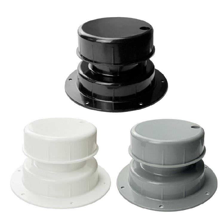 Travel Trailer Roof Vent Protection Caps Versatile Ventilation Stops Odors & Promotes Dry Interiors in Wet Conditions