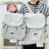 Schoolbag Japanese Contrasting Color Backpack Women's 1011 New Mountain Outdoor Hiking Mountaineering Bag Travel Back Male College Student Schoolbag