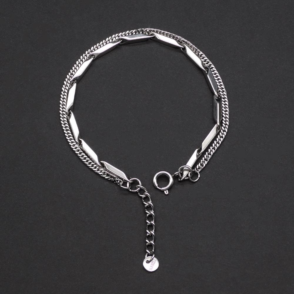 IMI Unisex Titanstahl Minimalistisches Armband YL606