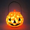 LED Lights Pumpkin Bucket Halloween Lighting Candy Bucket Fun Party Basket  For Boys Girls