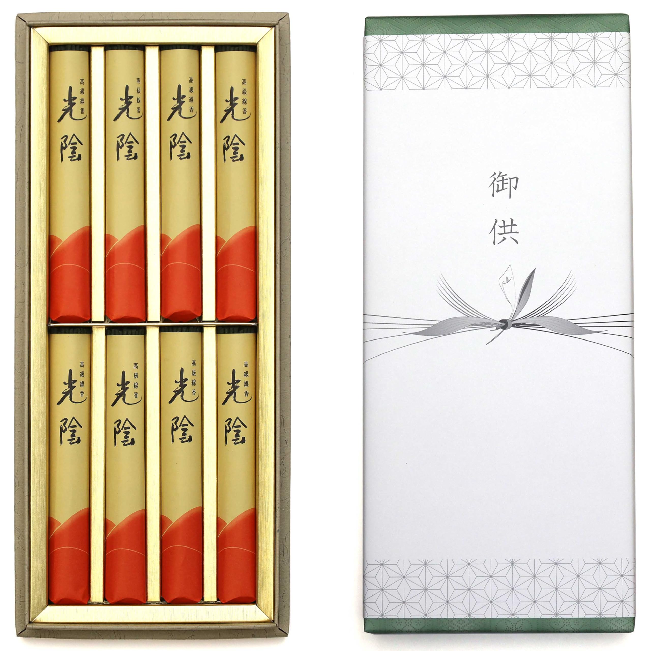 

Sympathy Incense Gifts and Offerings Sandalwood with Outer Made in Low Incense for Memorial First and 49th Day [Kouin Wrapping] Japan, Smoke,