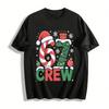 67 Crew Christmas Themed Graphic Casual Top Pure Cotton T-shirt