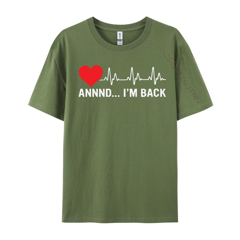 Coronary Bypass Artery Open Heart Diseases Surgery Heartbeat Youth Company Geek Tops Shirt Autumn T Shirt Normal Tops & Tees