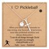 Unisex Fashion Necklace with Sports Ball Crucifix Pendant Basketball Volleyball Softball Adjustable Lightweight Copper