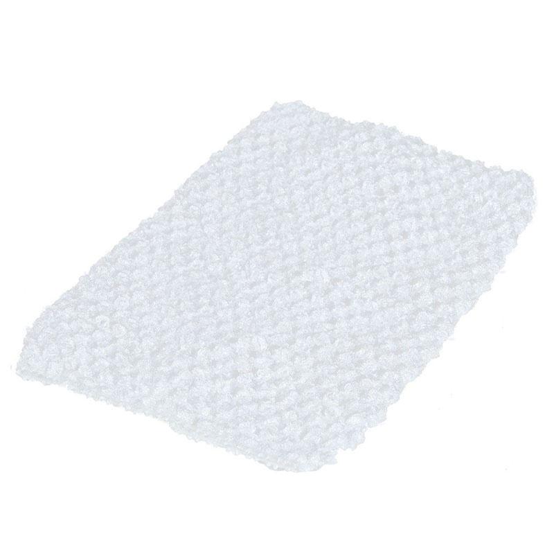 White Stretch Crochet Tube Top Headband Hairband Waistband Tutu Supplies White Stretch Crochet Tube Top Headband Hairband Waistband Tutu Supplies