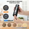 AIKARO - Electric Salt and Pepper Mill, Automatic Spice Grinder, Battery Operated