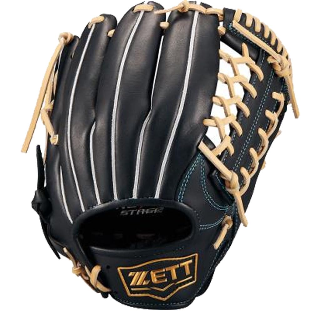

ZETT Youth Softball Glove Zero One Stage B Size BJGB71540F (Glove) Outfielder s Glove, Black/Pastel (1932), LL,