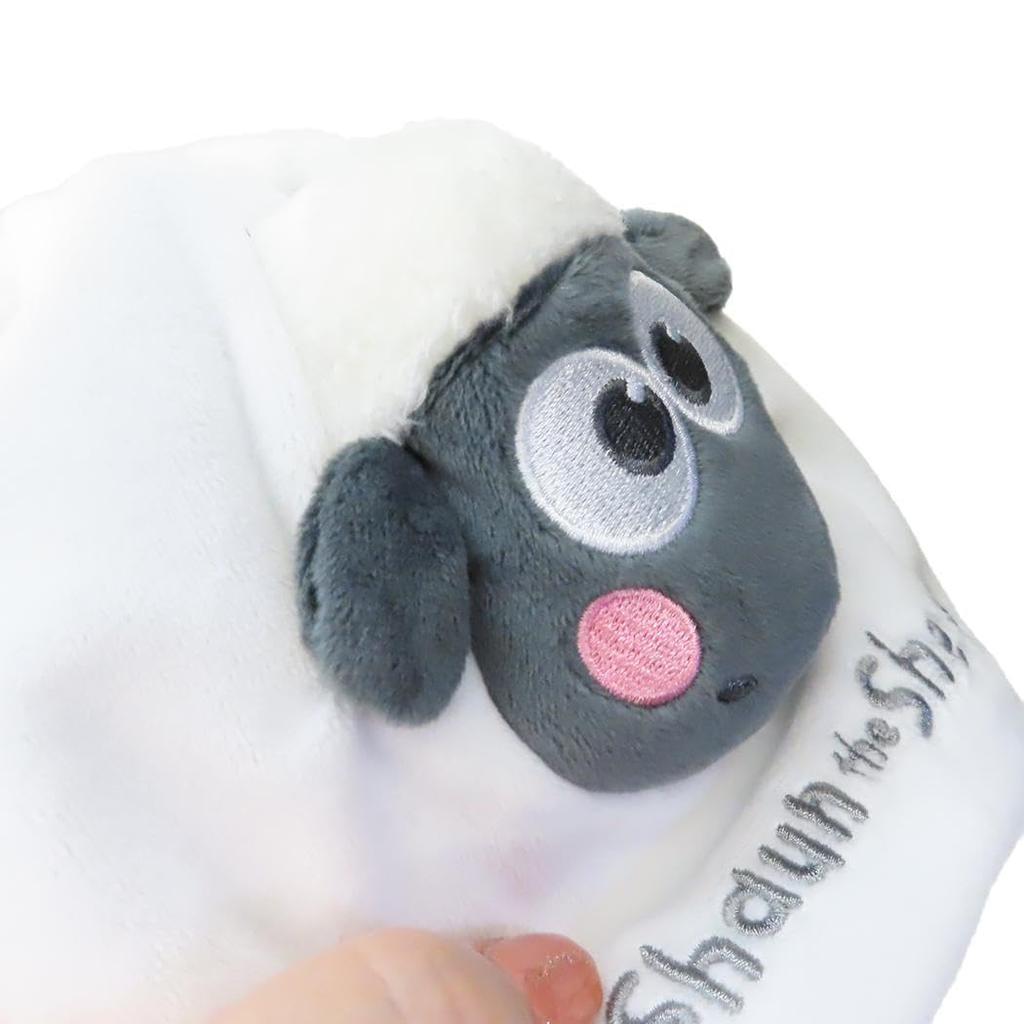 Shaun the Sheep Face Mascot Drawstring Shaun [Drawstring Bag] Pouch/Cute